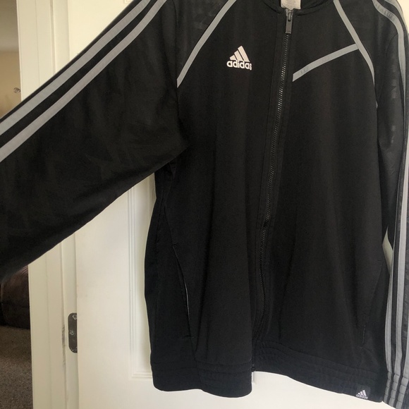 🔰❤️‍🔥 Adidas Men's Climalite Black Full Zip 3D Camo Jacket‼️ - Picture 3 of 11